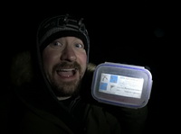 Mission accomplished: First cache found in Iceland.
