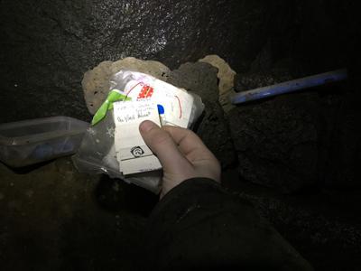 Geocache located within arms-reach of two tectonic plates.<br/>Found it!